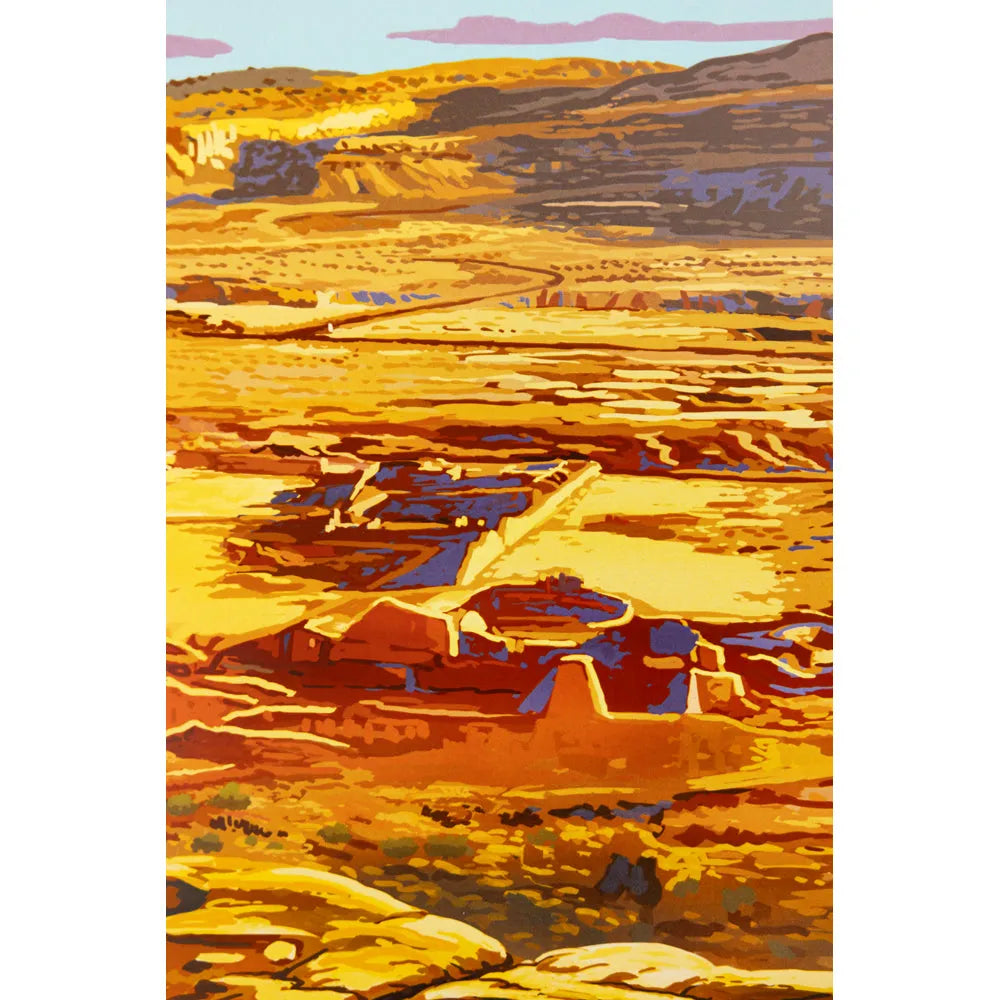 Chaco Culture National Historical Park Poster detail 2