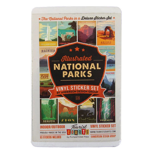 ADG National Parks Rectangular Sticker Set