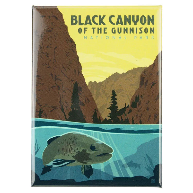 Black Canyon of the Gunnison National Park Magnet - ADG Graphic