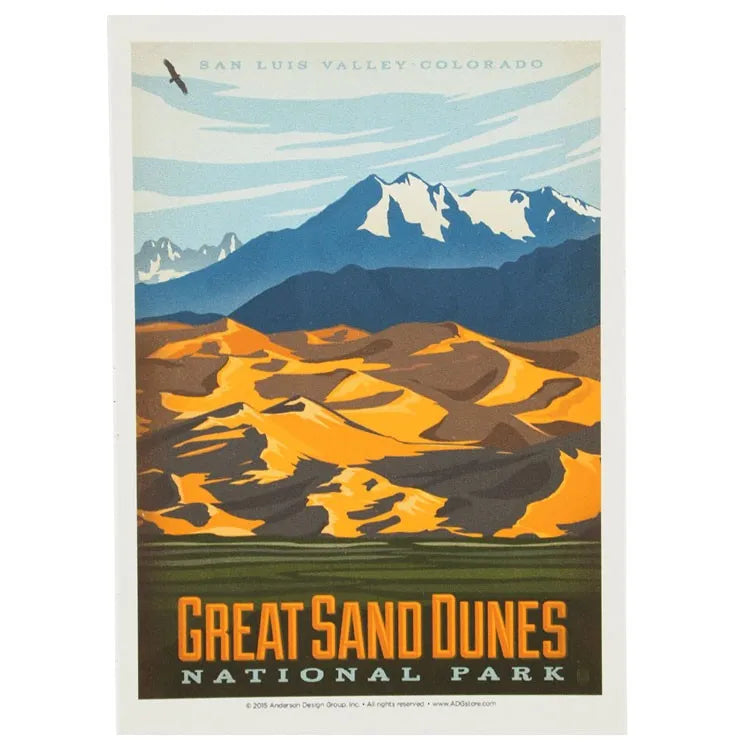 Great Sand Dunes National Park Sticker - ADG Graphic