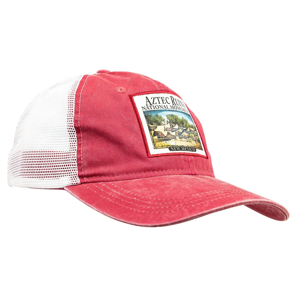 Aztec Ruins National Monument Mesh-Back Cap Facing Rights