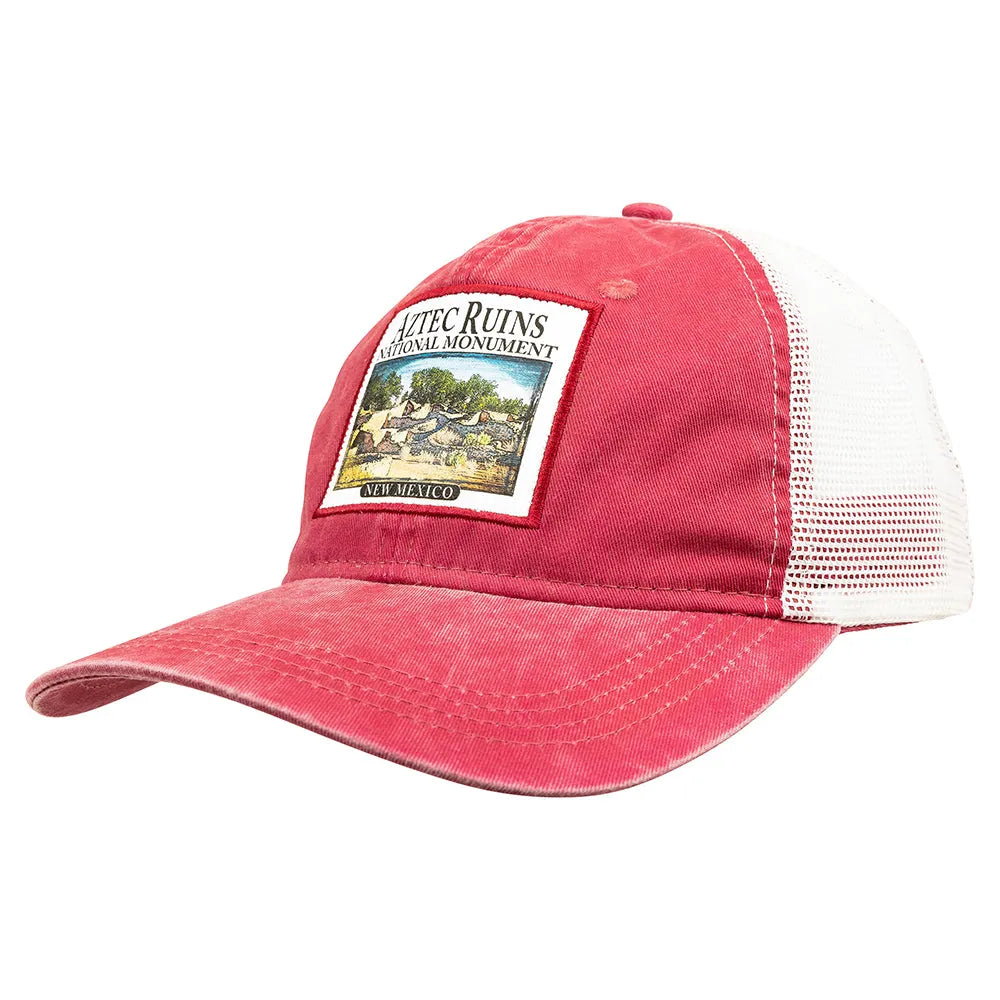 Aztec Ruins National Monument Mesh-Back Cap Facing Left