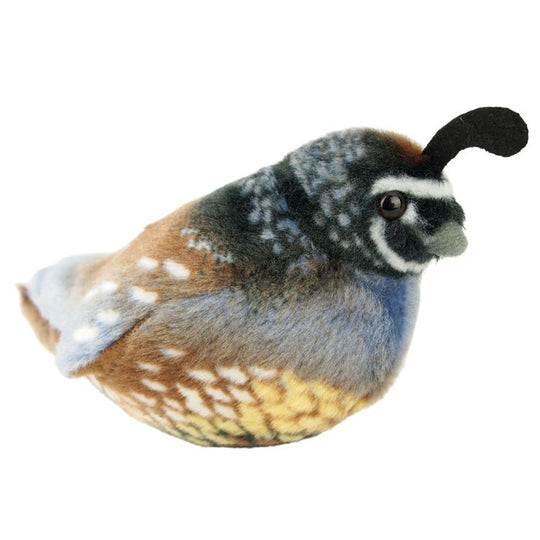 California Quail Mini Plush Toy w/ Sound