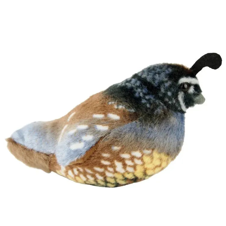 California Quail Mini Plush Toy w/ Sound