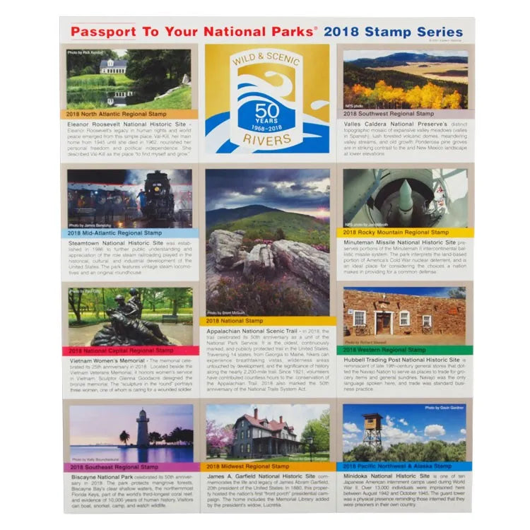 2018 Passport To Your National Parks® Stamp Set