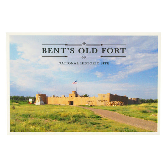 Bent's Old Fort National Hist. Site Postcard - Spring Photo