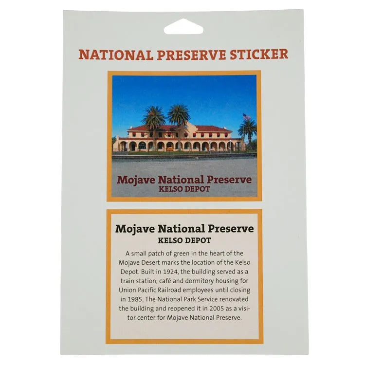 Mojave National Preserve Park Sticker - Kelso Depot