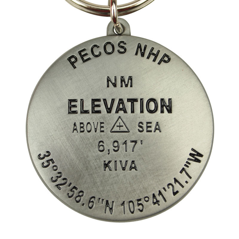 Pecos National Hist. Park Keychain - Benchmark