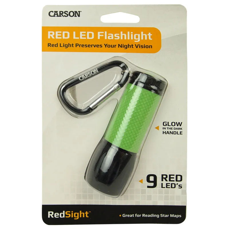 Carson SL-33 RedSight Pro Red LED Flashlight