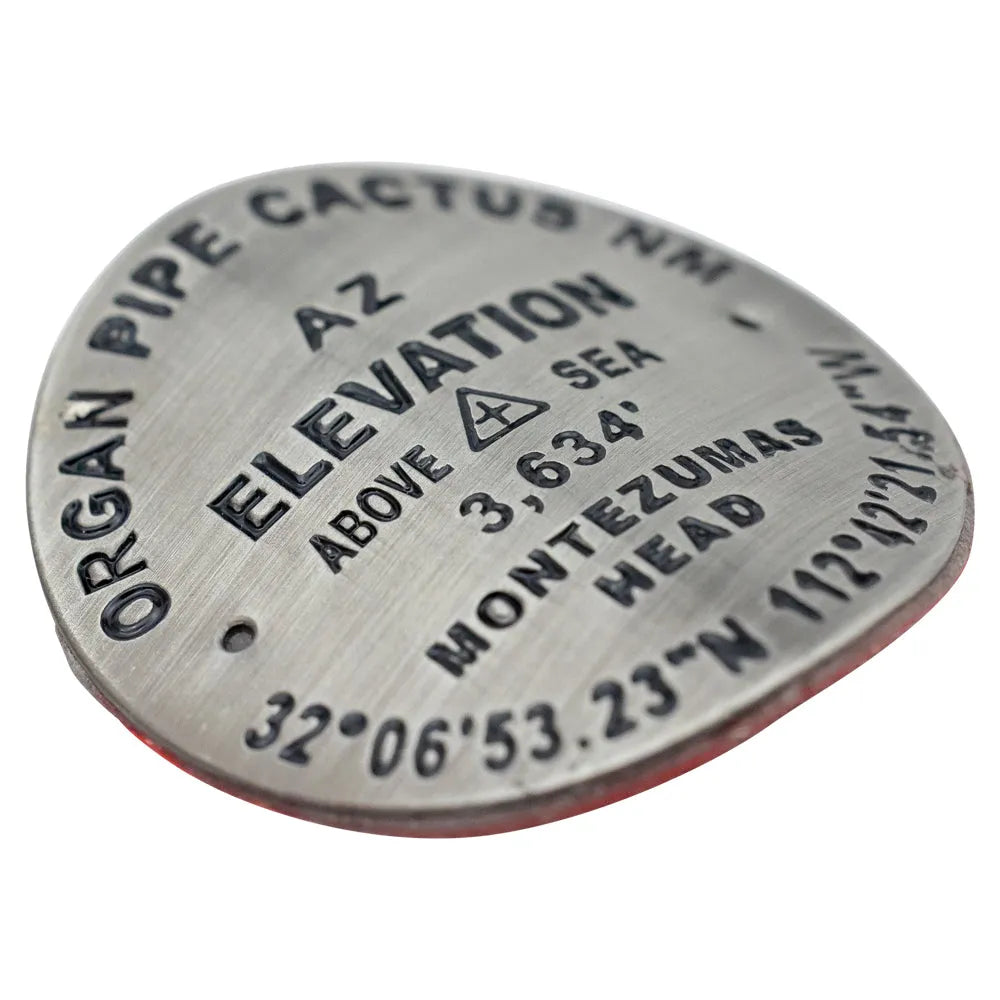 Organ Pipe Cactus National Monument Hiking Stick Medallion – Benchmark laying down