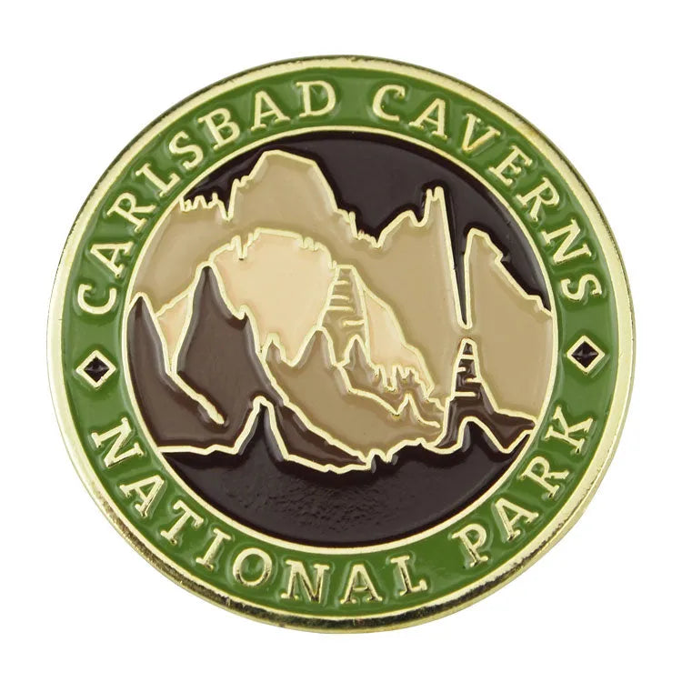 Carlsbad Caverns National Park Pin - Round Logo
