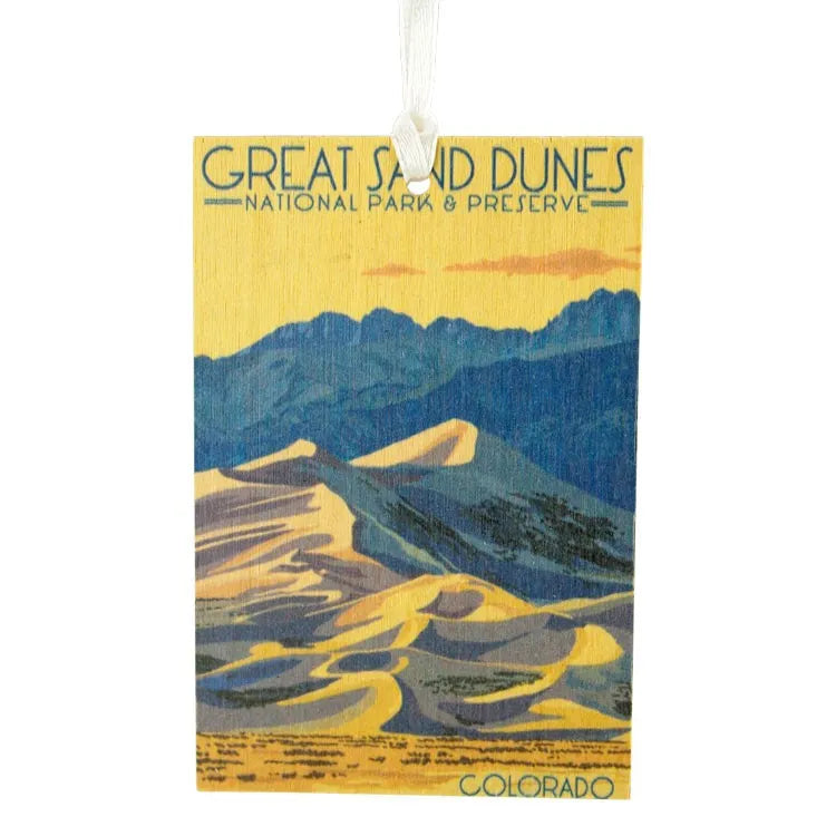 Great Sand Dunes National Park Wood Graphic Ornament
