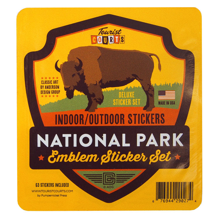 National Parks Large Badge Sticker Set