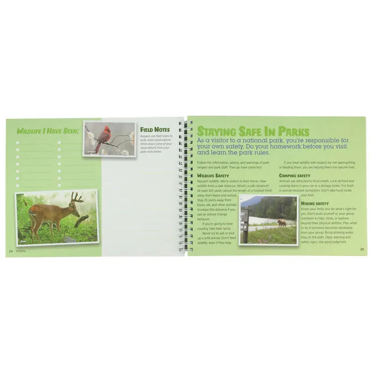 Interior pages about wildlife and safety