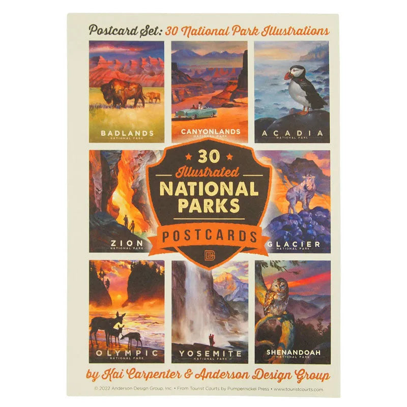 ADG National Park Postcard Set by Kai Carpenter | WNP