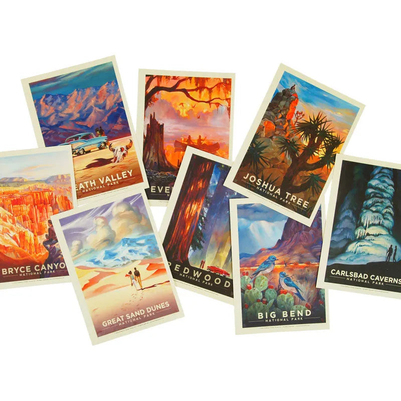 Postcards designed by Kai Carpenter