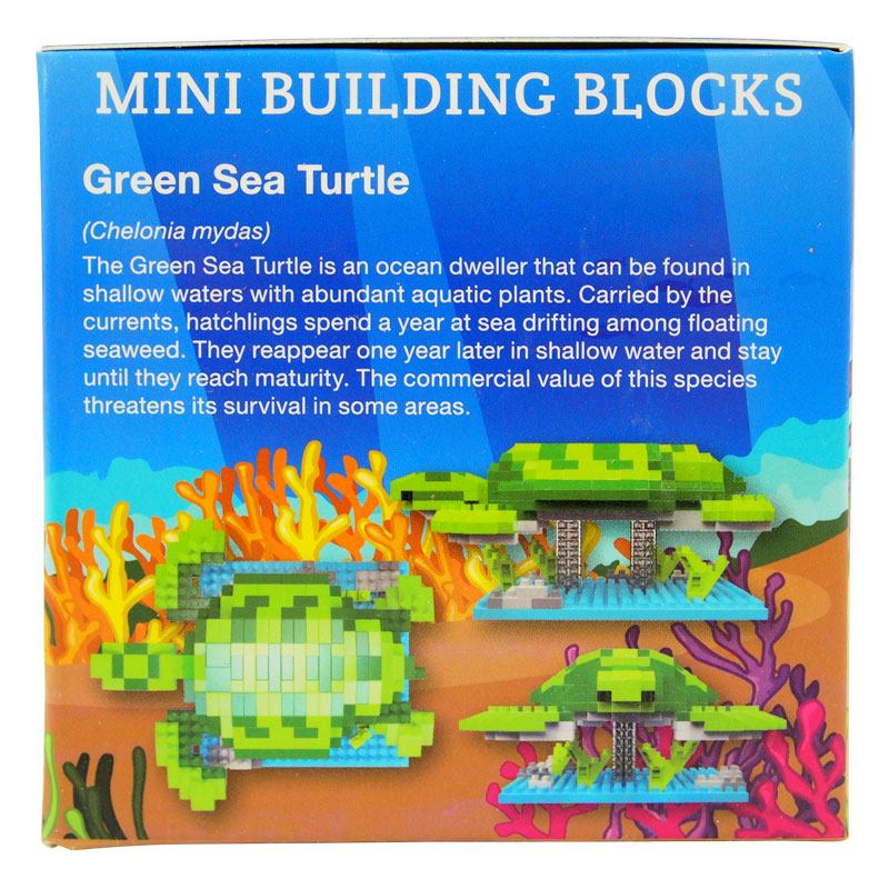 Green Sea Turtle Mini Block Set