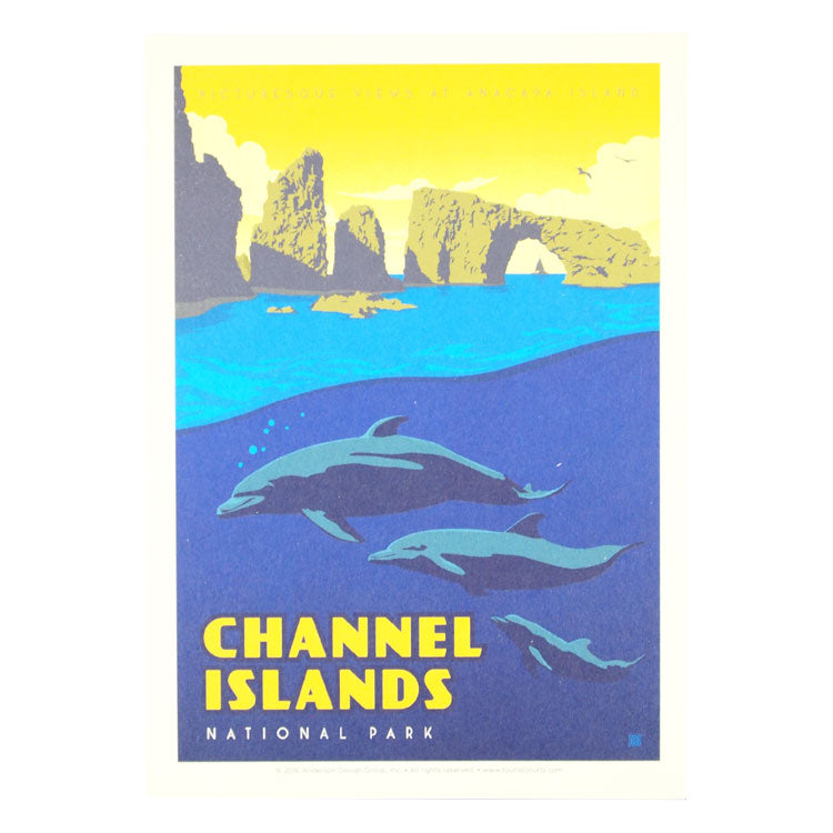 Channel Islands National Park Postcard - Graphic