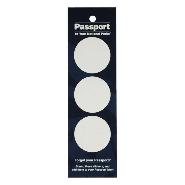 Passport Cancellation Stamp Stickers Front