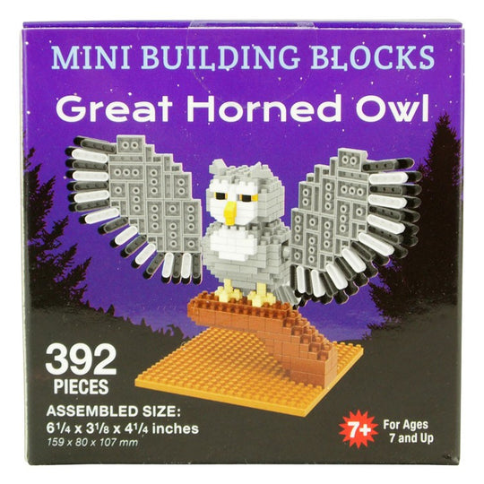 Great Horned Owl Mini Block Set