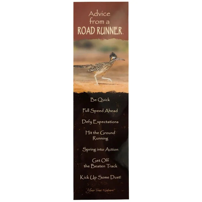 Advice from a Roadrunner Bookmark Front