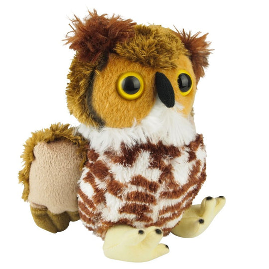 Great Horned Owl Mini Plush Toy