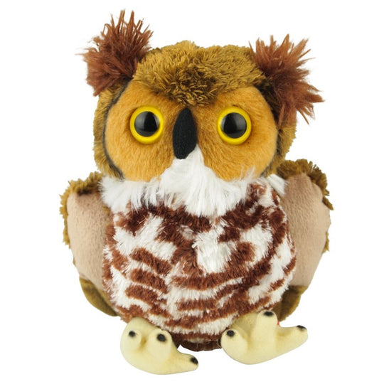 Great Horned Owl Mini Plush Toy