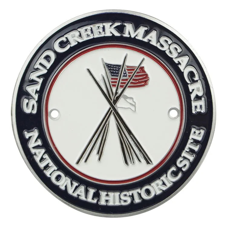 Sand Creek Massacre NHS Hiking Stick Medallion - Round Logo