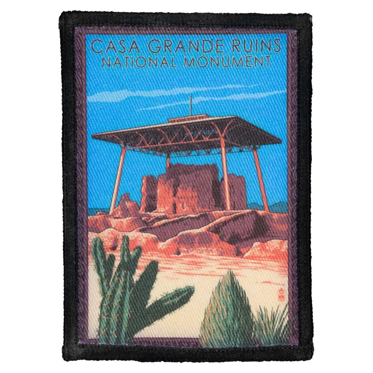 Casa Grande Ruins National Monument Patch - Retro