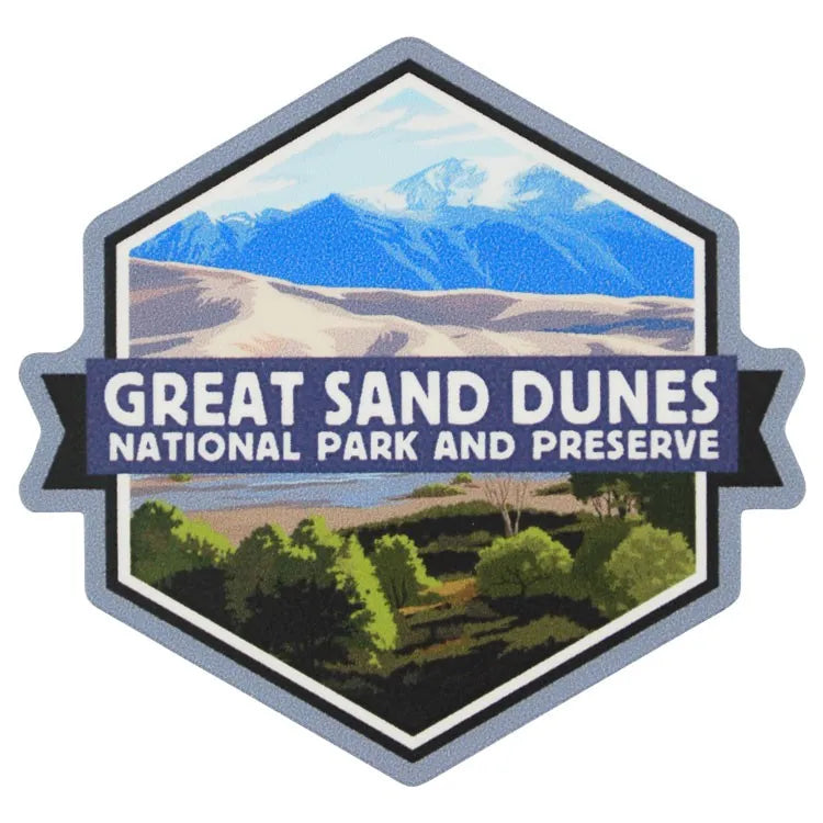 Great Sand Dunes National Park Sticker - Medano Creek Diamond