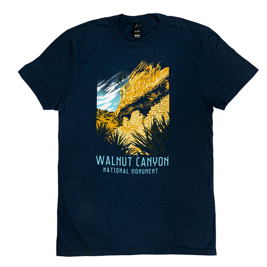 Walnut Canyon National Monument Milestone T-Shirt