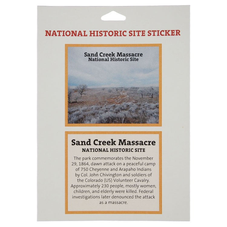 Sand Creek Massacre NHS Park Sticker