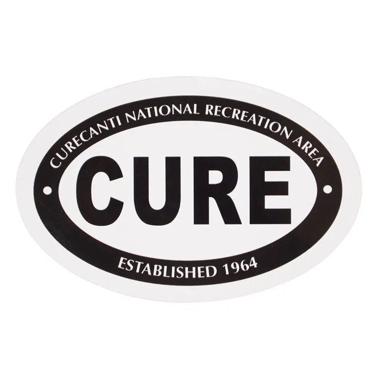 Curecanti National Rec. Area Sticker - Euro Oval