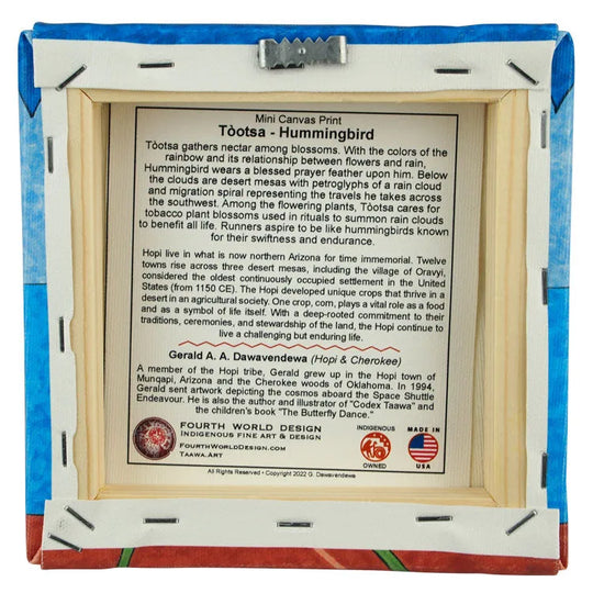 Tootsa - Hummingbird Canvas Print