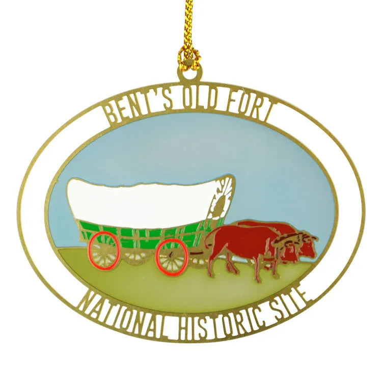 Bent's Old Fort National Hist. Site Enamel Ornament