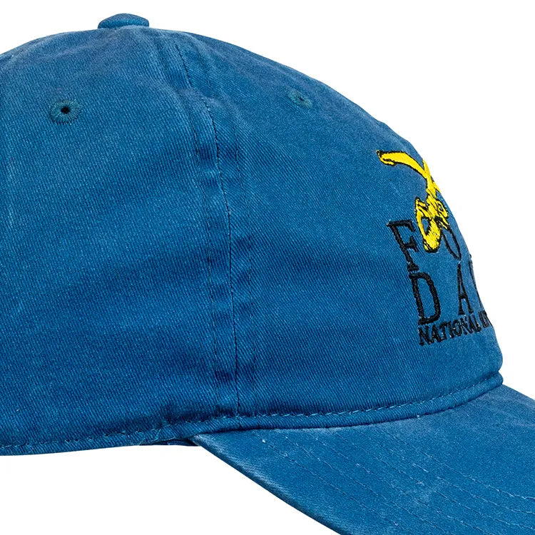 Fort Davis National Historic Site Cap - Crossed Sabers Close Up of Side Profile