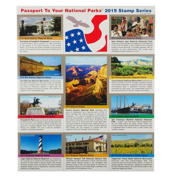 2019 Passport To Your National Parks® Stamp Set