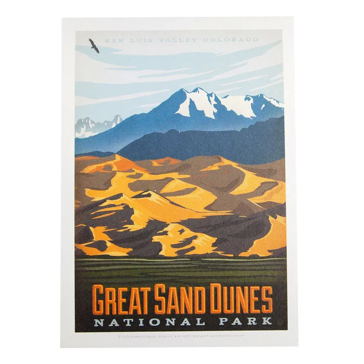 Great Sand Dunes National Park Postcard - ADG Graphic