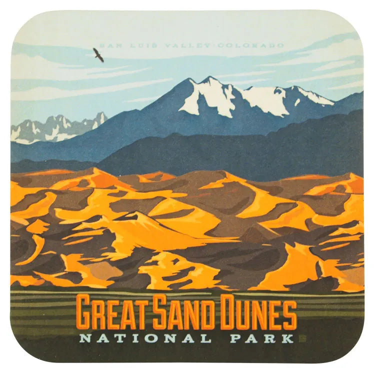 Great Sand Dunes National Park Coaster - ADG Graphic