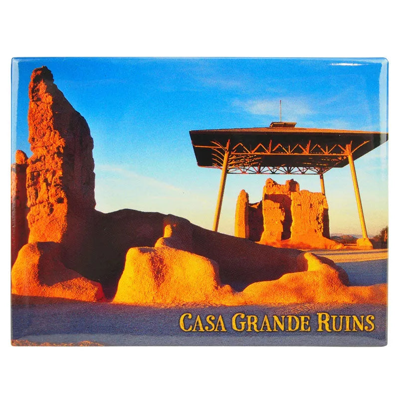 Casa Grande Ruins National Monument Magnet - Sunset