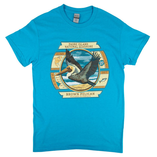 Padre Island National Seashore Pelican Dashboard T-Shirt