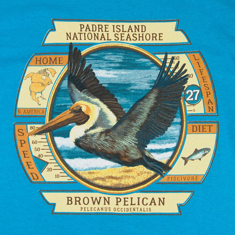 Padre Island National Seashore Pelican Dashboard T-Shirt