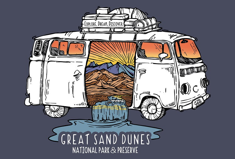 Great Sand Dunes National Park Van Tour T-Shirt