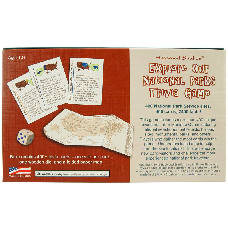 Explore Our National Parks Trivia Game