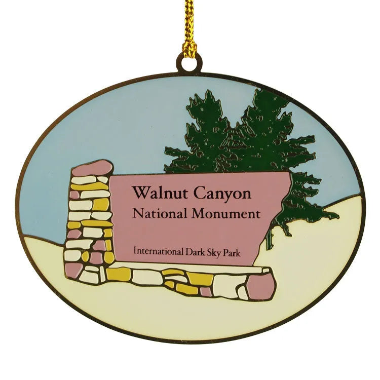 Walnut Canyon National Monument Enamel Ornament