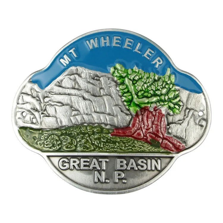 Great Basin National Park Hiking Stick Medallion - Mount Wheeler