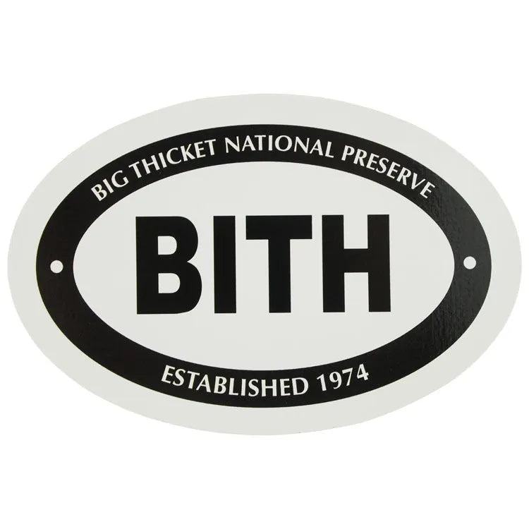 Big Thicket National Preserve Sticker - Euro Oval