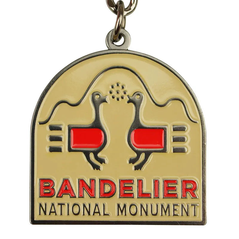 Bandelier National Monument Keychain - Talking Turkeys Close Up