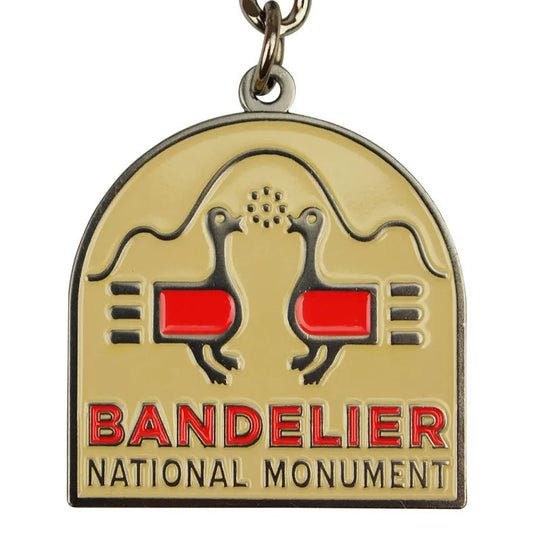 Bandelier National Monument Keychain - Talking Turkeys Close Up