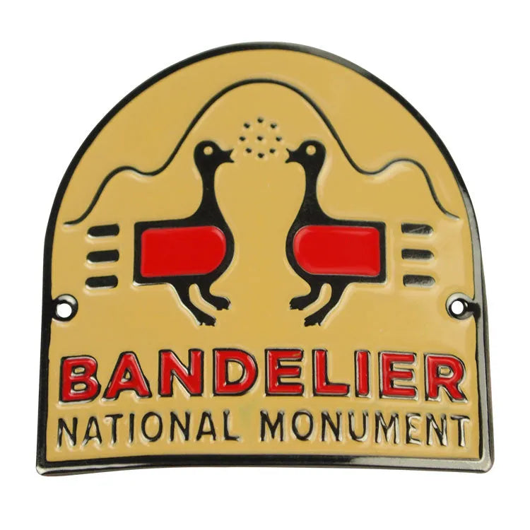 Bandelier National Monument Hiking Stick Medallion - Talking Turkeys Dome
